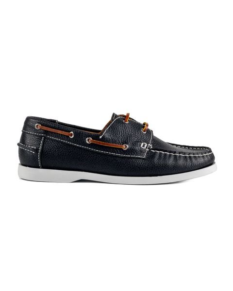 Selge Black Genuine Leather Men's Loafer Shoes