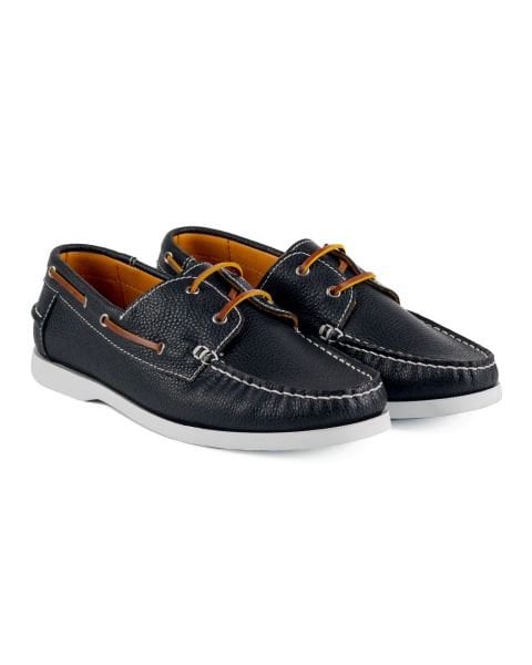 Selge Black Genuine Leather Men's Loafer Shoes