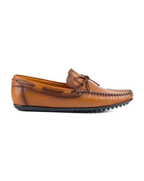 Tripolis Tan Genuine Leather Men's Loafer Shoes