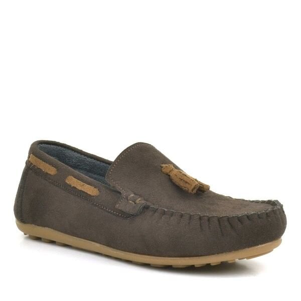 Rakerplus Brown Boy Loafer Shoes