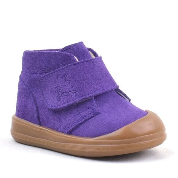 Rakerplus Yoohoo Çermê Orjînal Purple Velcro Baby Girl Boots