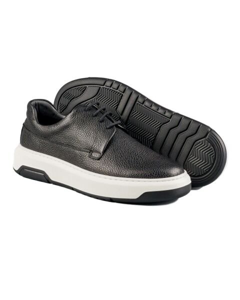Vulcan Siyah Hakiki Deri Erkek Spor (Sneaker) Ayakkabı