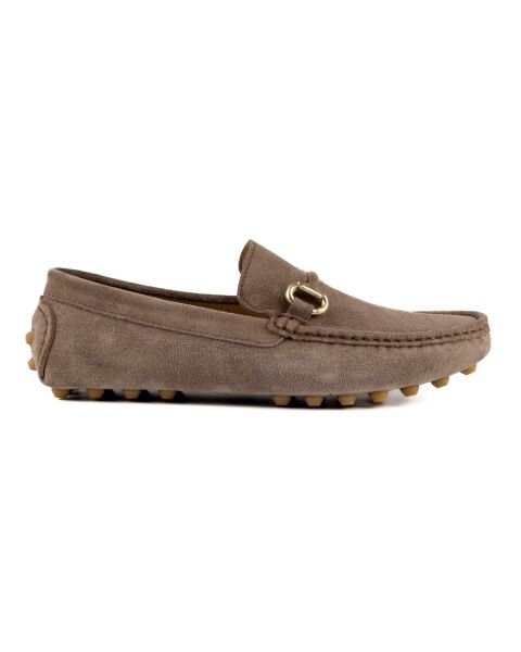 Gordion Mink Genuine Suede Leather Men's Loafer Shoes