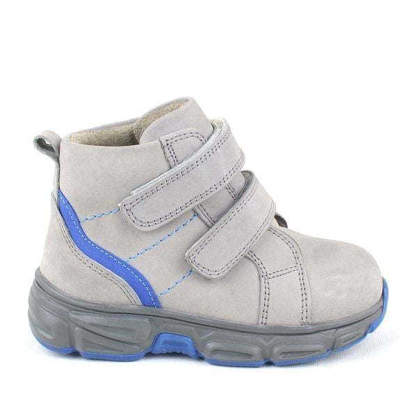 Rakerplus Çermê Orjînal Grey Velcro Sport Baby Boy Boots