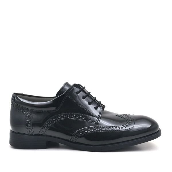 Rakerplus Titan Patent Leather Laced Classic Men's Young Shoes School