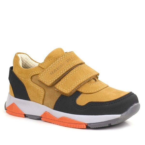 Rakerplus Çermê Rastî Yellow Black Kids Sneakers Sports Shoes