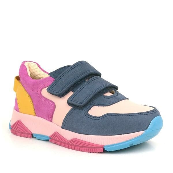 Rakerplus Orjînal Çermê Navy Blue Pink Kids Sneakers Sports Shoes