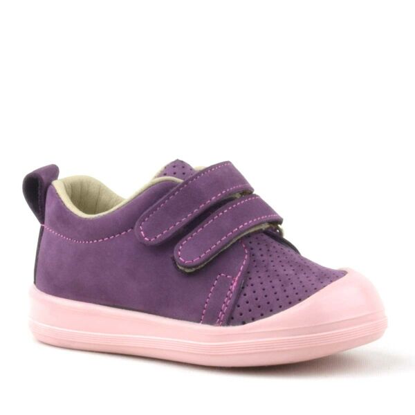 Sneaker Rakerplus Sonic Çermê Orjînal Purple Velcro Anatomical Baby Sports Shoes Sneaker