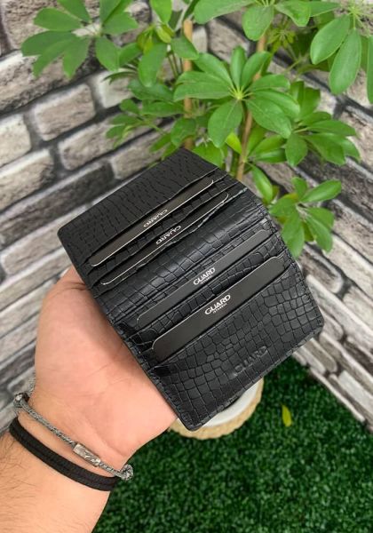Cerdevan Black Texas çapkirin Design Leather Card Holder