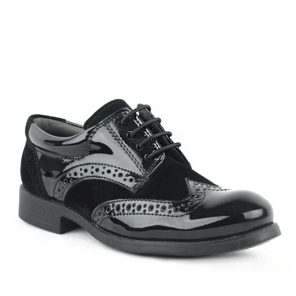 Rakerplus Titan Patent Leather Laced Classic Boys' Shoes