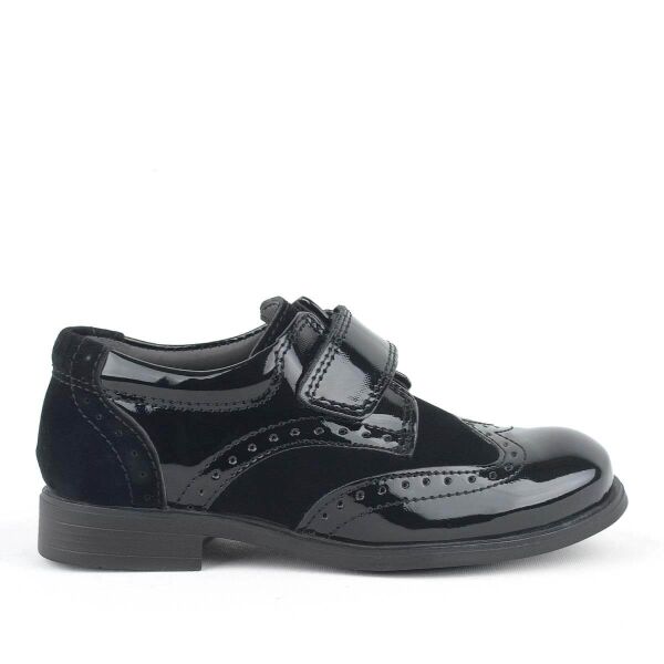 Rakerplus Titan Patent Leather Velcro Classic Boys' Evening Dress Shoes