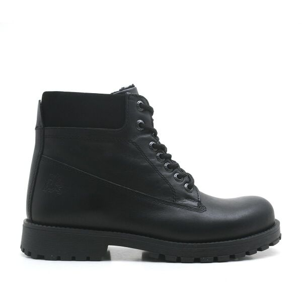 Rakerplus Neson Genuine Leather Black Winter Boots