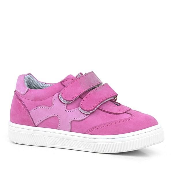 Rakerplus Çermê Orjînal Fuchsia Pink Velcro Kids Sports Shoes