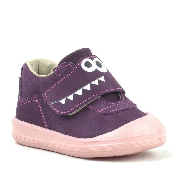 Rakerplus Dino Детские туфли из натуральной кожи фиолетового цвета с высоким берцем