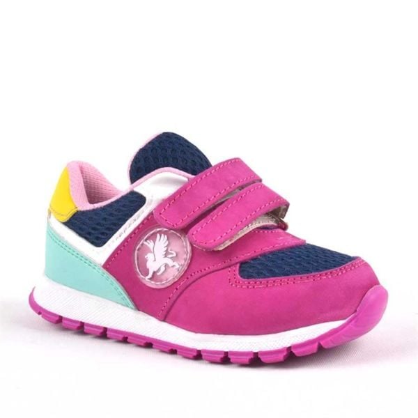 Rakerplus Çermê Orjînal Fuchsia Velcro Baby Girl Sneakers