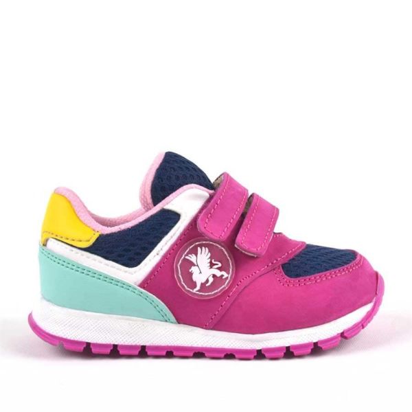 Rakerplus Çermê Orjînal Fuchsia Velcro Baby Girl Sneakers