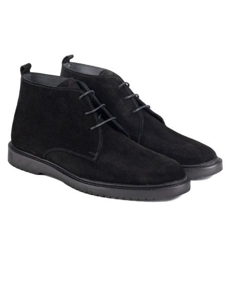 حذاء رجالي من الجلد الطبيعي باللون الأسود من Kaçkar