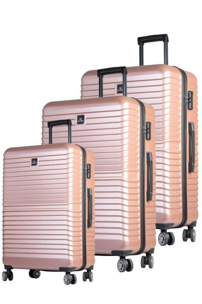 Guard Polycarbonate Unbreakable Dusty Rose Cultice Travel Set 3