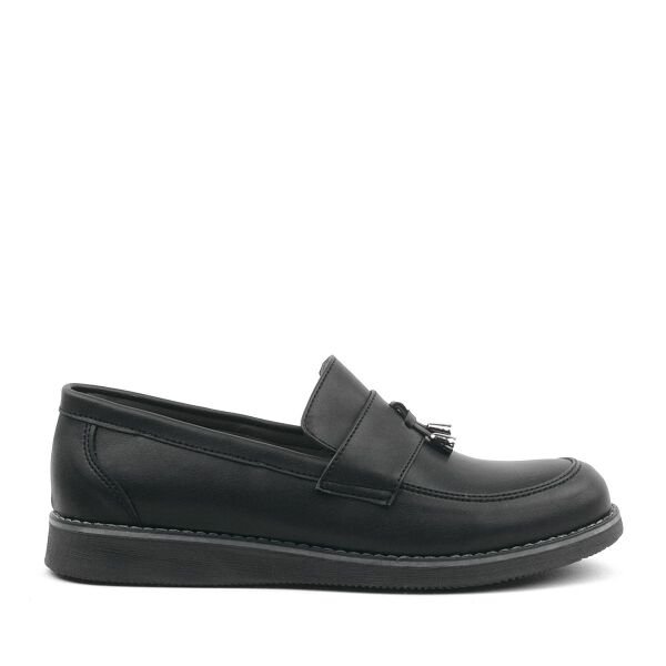 Rakerplus Black Matte Loafer Classic Shoes Zarokan