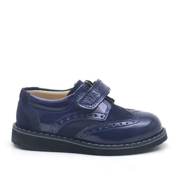 Rakerplus Hydra Patent Leather Velcro Oxford Baby Boy Shoes