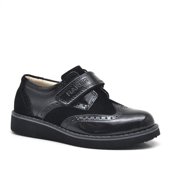 Rakerplus Hidra Patent Leather Velcro Casual Boys ' Shoes