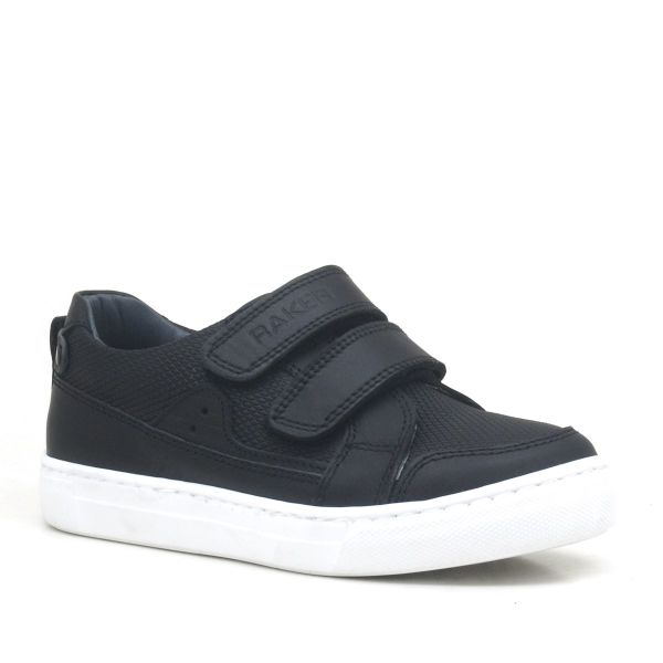 Rakerplus Çermê Reş Velcro Casual Boys' Sports Shoes