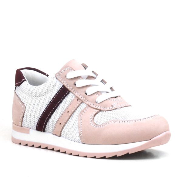 Rakerplus Genuine Leather Casual Pink Girls' Sports Shoes