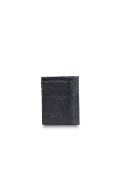 Guard Black Shiny Leather Card Holder