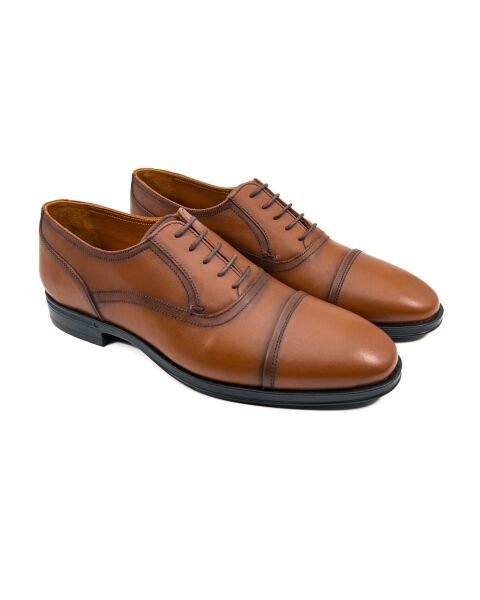 Mostar Tan Genuine Leather Classic Men's Shoes