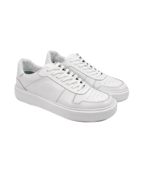 Rush Beyaz Hakiki Deri Erkek Spor Ayakkabı (Sneaker) Ayakkabı