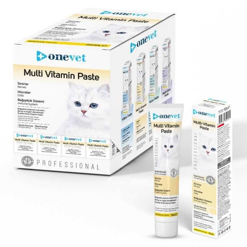 OneVet Kedi Multi Vitamin Paste Macun 50 gr.