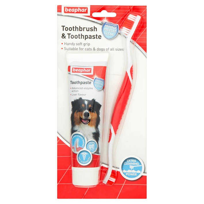 Beaphar Toothbrush Köpek Diş Fırçası ve Diş Macunu Seti