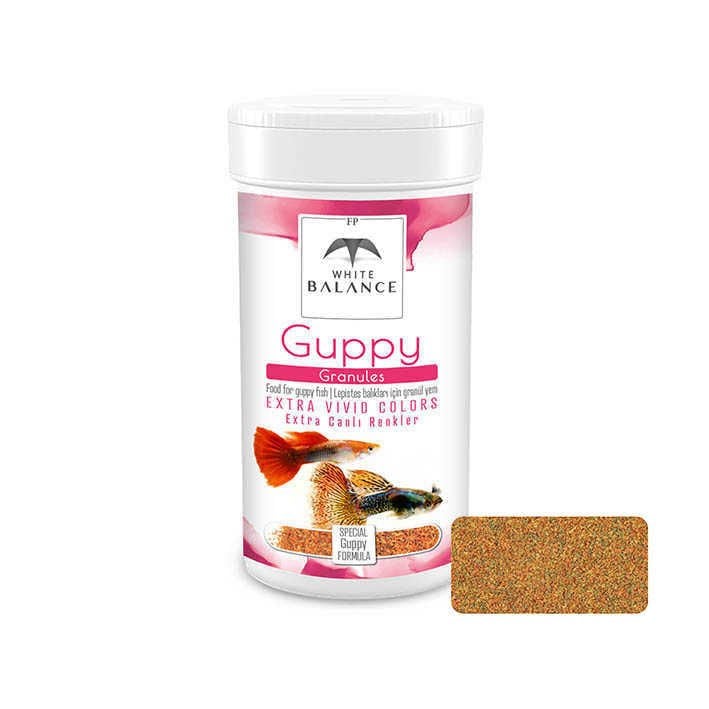 White Balance Guppy Granules 100 ml