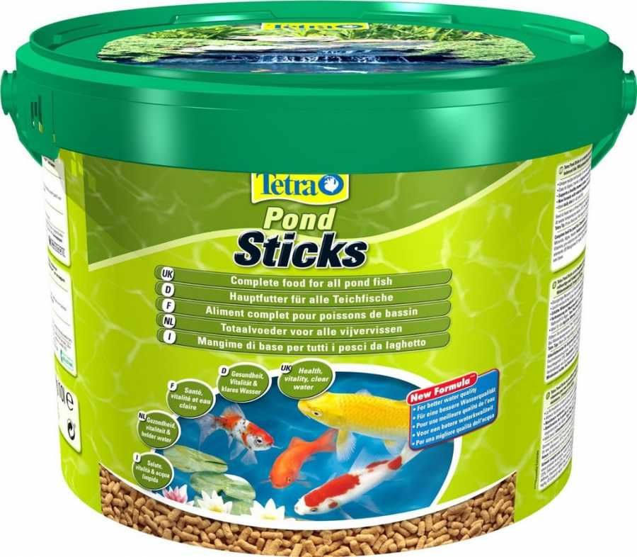 Tetra Pond Sticks Yeşil Balık Yemi 10 L / 1200 g (Kova)