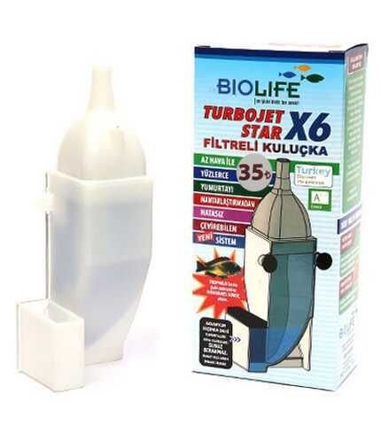 Biolife Turbojet 1mm  Filtreli Kuluçka X6