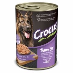 Crocus Yetişkin Köpek Dana Etli Yaş Mama 400gr