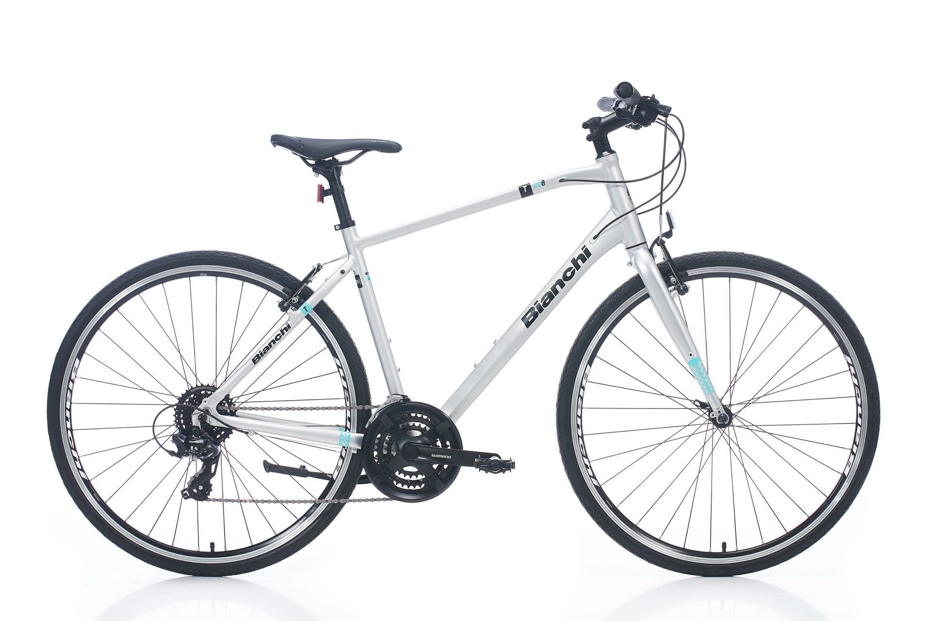 Bianchi T008 28 Jant Şehir Bisikleti    53cm Açık Gri Celeste Yeşili