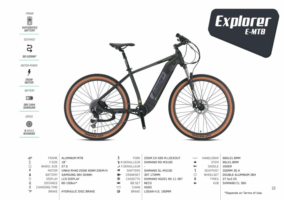 Loop Explorer 27.5'' Elektrikli Dağ Bisikleti