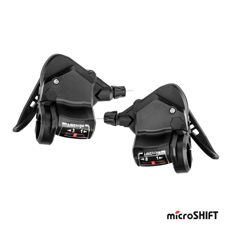 Microshift TS-38 3x8 vites kolu Shimano Uyumlu