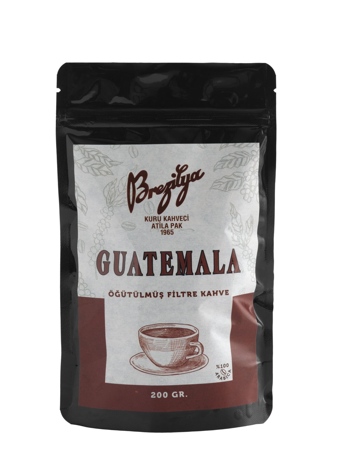 GUATEMALA ÖĞÜTÜLMÜŞ FİLTRE KAHVE 200 GR