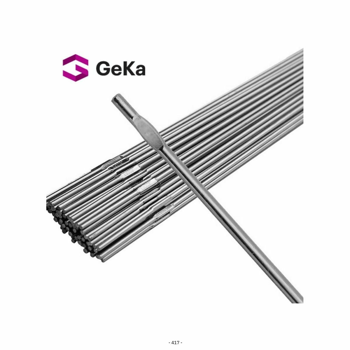 GeKa ALMG 4.5 MN Tig Teli ER5183 - 2.0x1000 MM 5KG