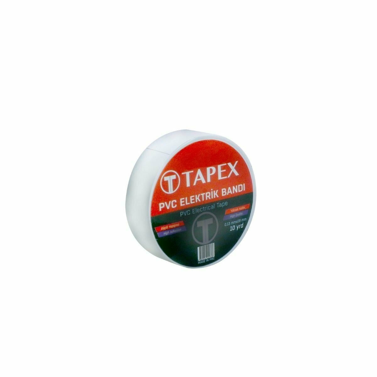 Tapex Elektrik Bantı Beyaz - 10 Adet