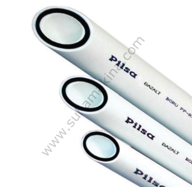 25 mm PİLSA PPR-RCT BET BASALTTERM BEYAZ BORU PN 25 3052147 4 MT X 20 BOY (DEPO TESLİMİDİR)