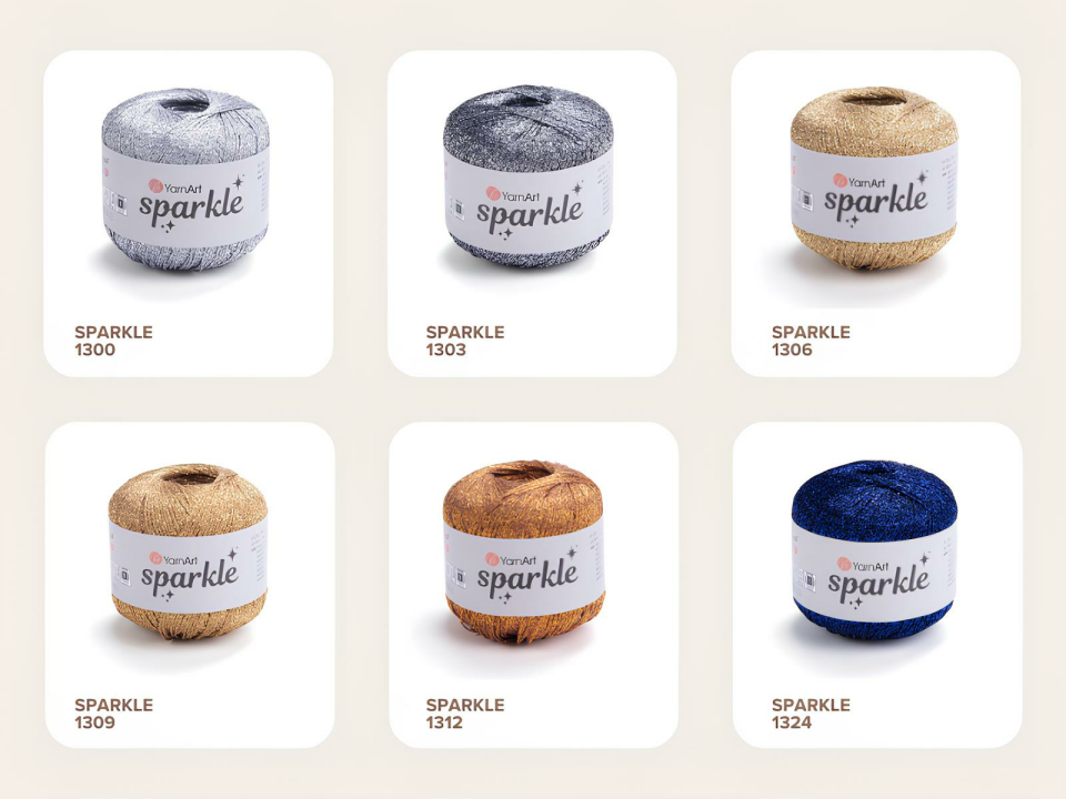 Yarnart Sparkle Simli Örgü İpleri