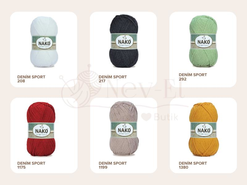Nako Denim Sport El Örgü İpi