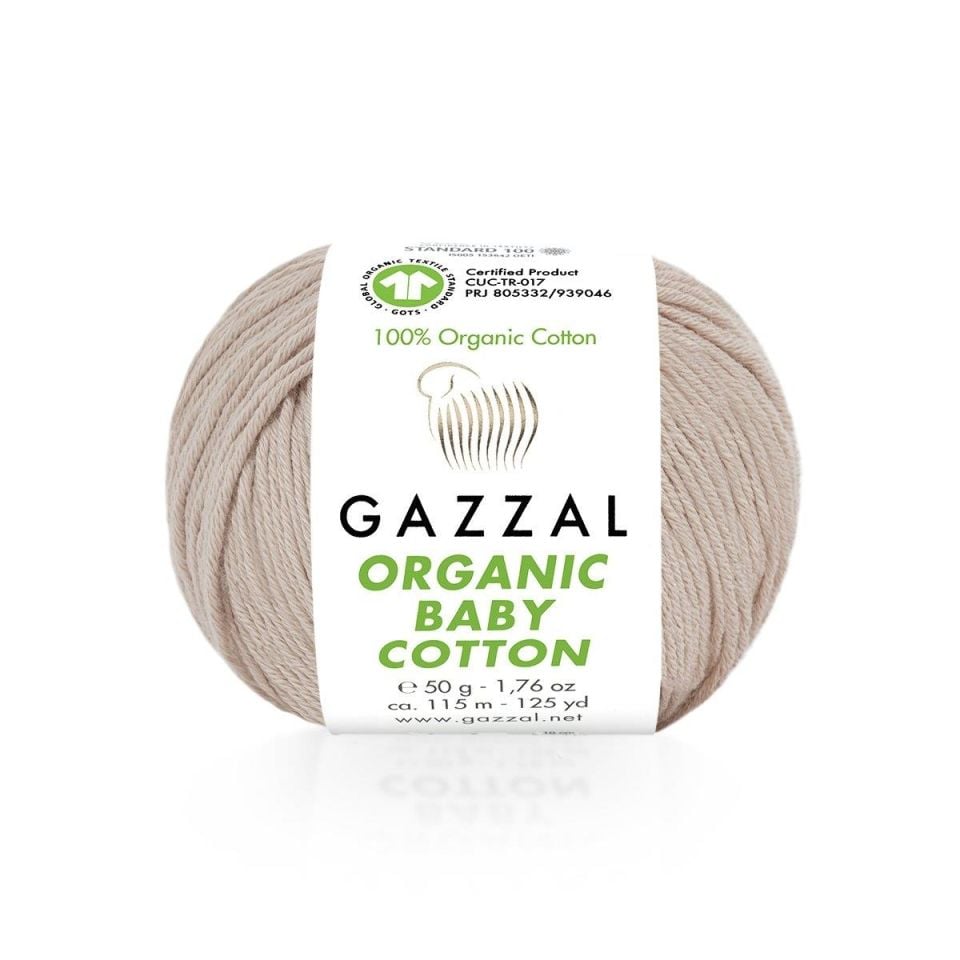 Gazzal Organic Baby Cotton Örgü İpler