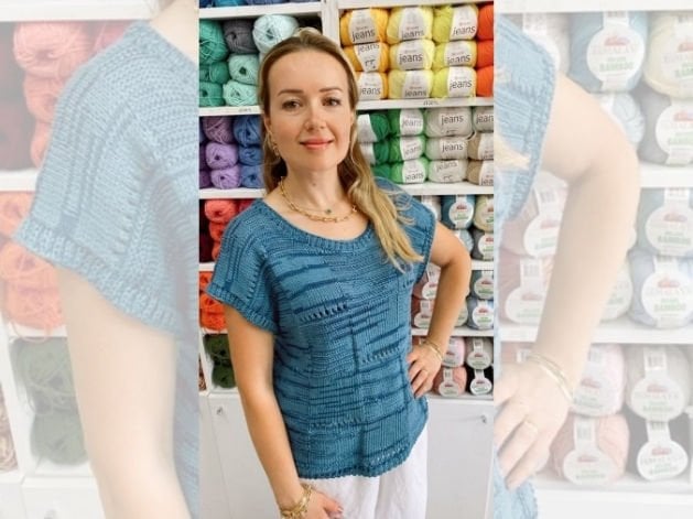 Yarnart Symphony Kare Desen Bluz Kit