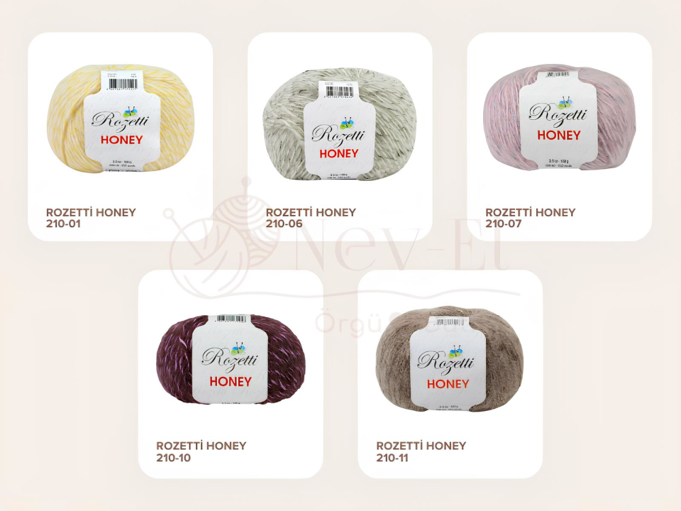 Himalaya Rozetti Honey El Örgü İpleri