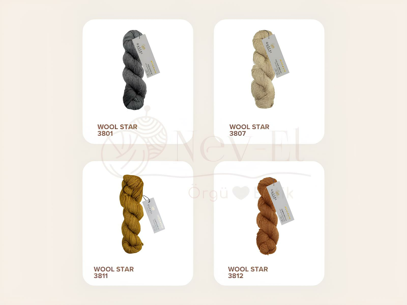 Gazzal Wool Star Çorap İpi