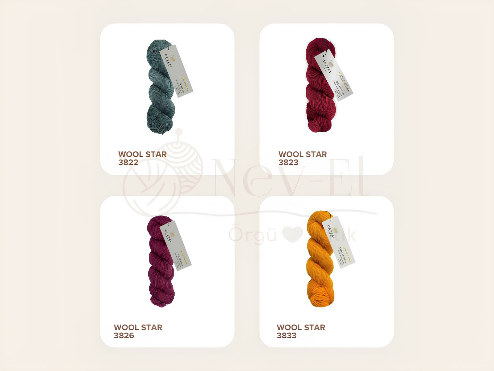 Gazzal Wool Star Çorap İpi